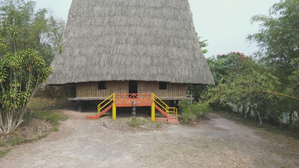 Bamboo hut